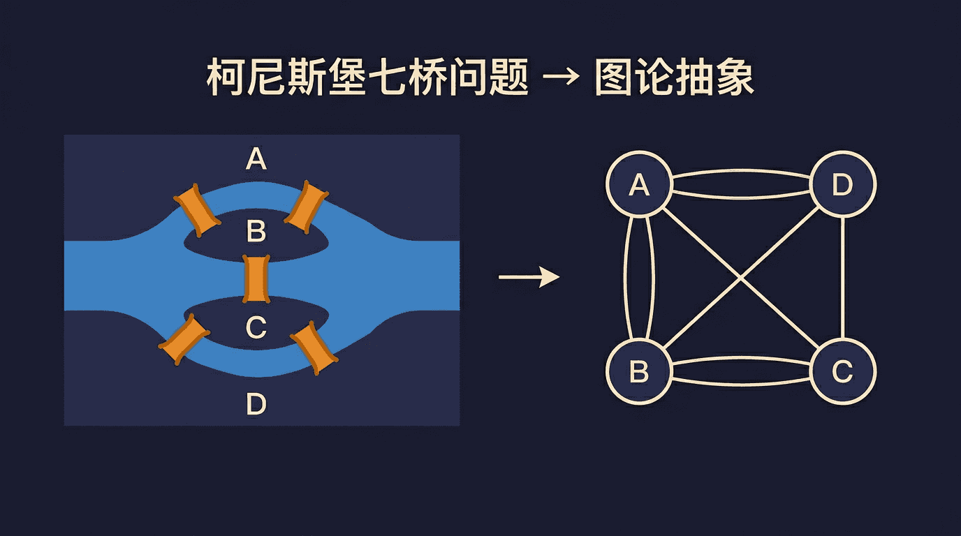 画出七桥问题地图