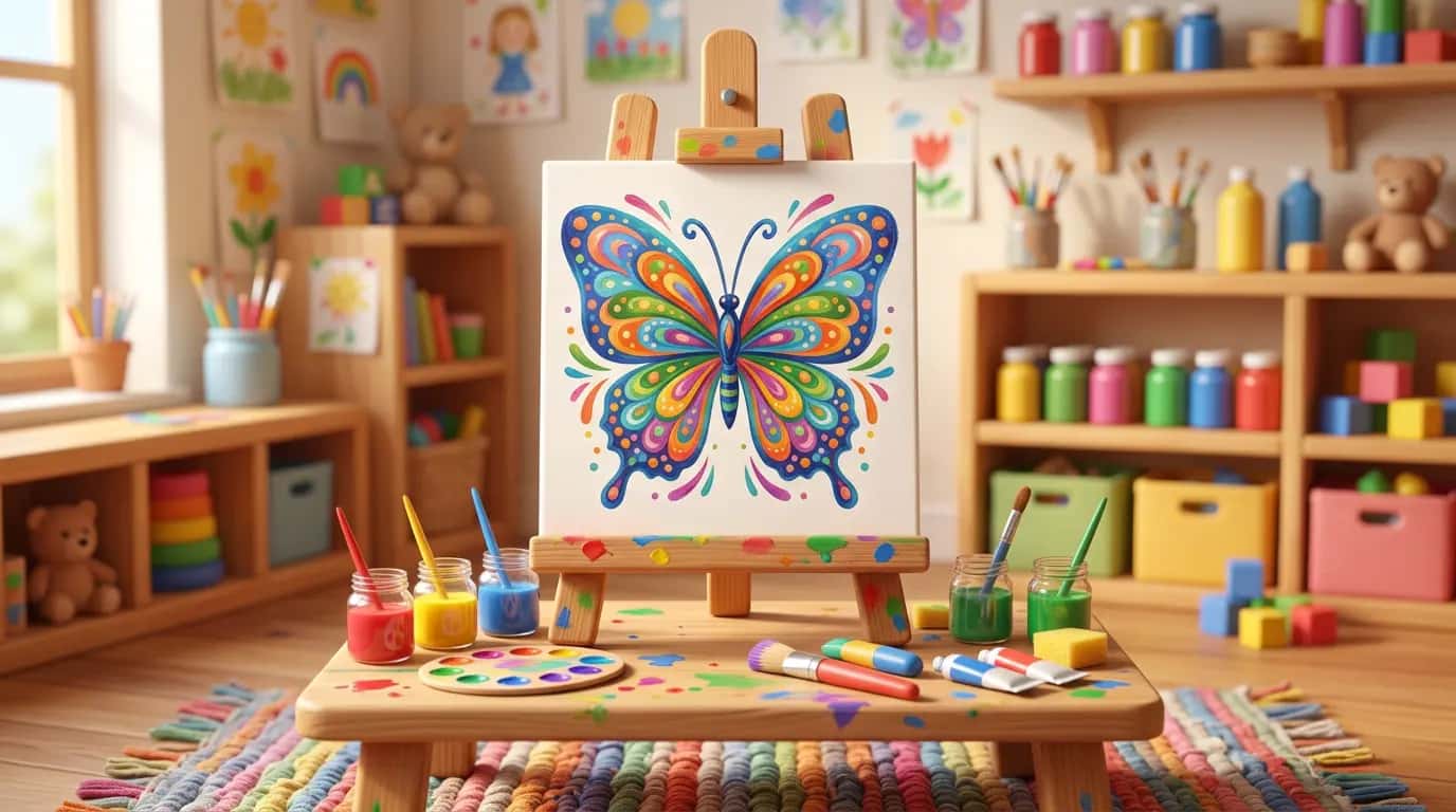 对称蝴蝶画