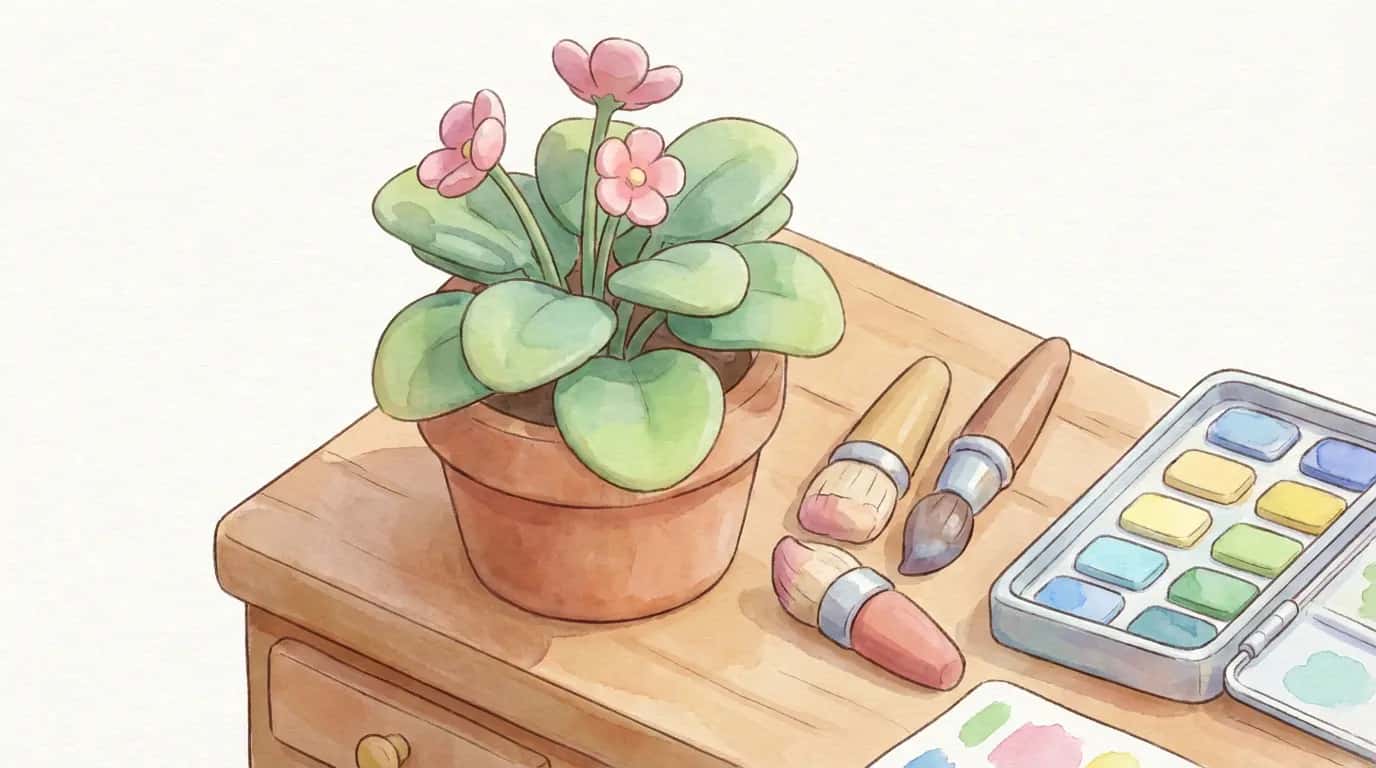 水彩植物写生