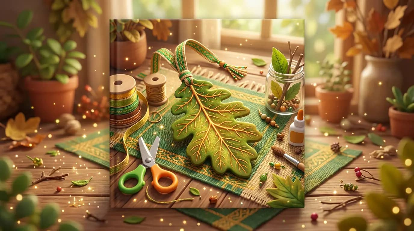 叶脉书签制作
