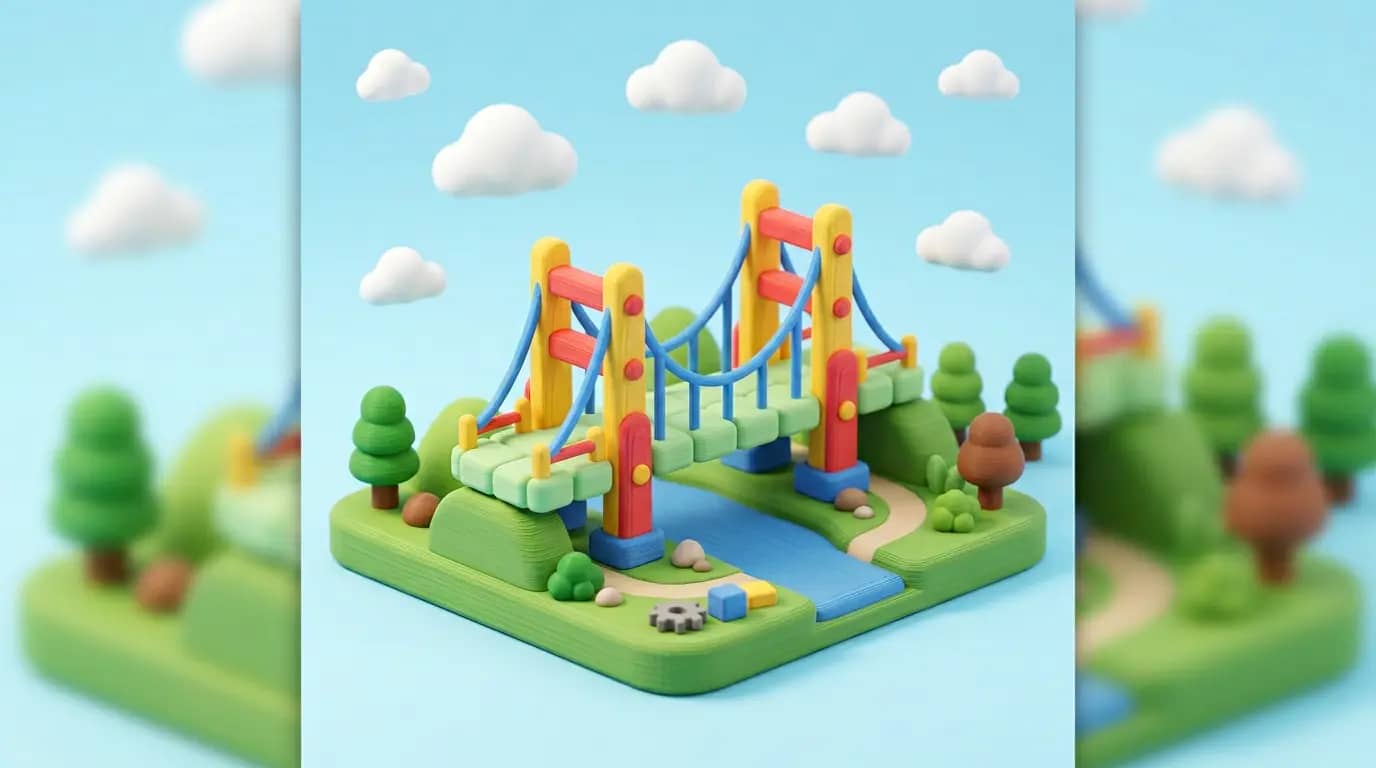 3D打印桥梁结构